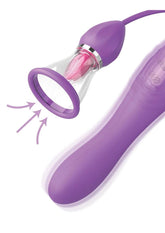 Fantasy for Her Ultimate Pleasure Max Rechargeable Silicone Vibrator with Clitoral Stimulator